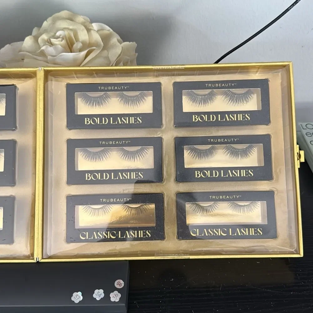 TruBeauty Limited Edition 12 sets Lashes Vault Black Demi, Classic and Bold